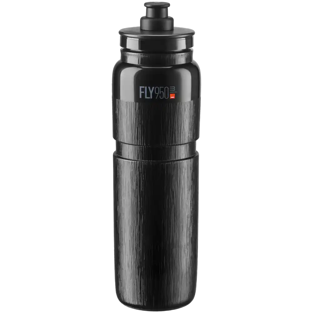 Elite Fly Tex Trinkflasche 950 ml schwarz  grau