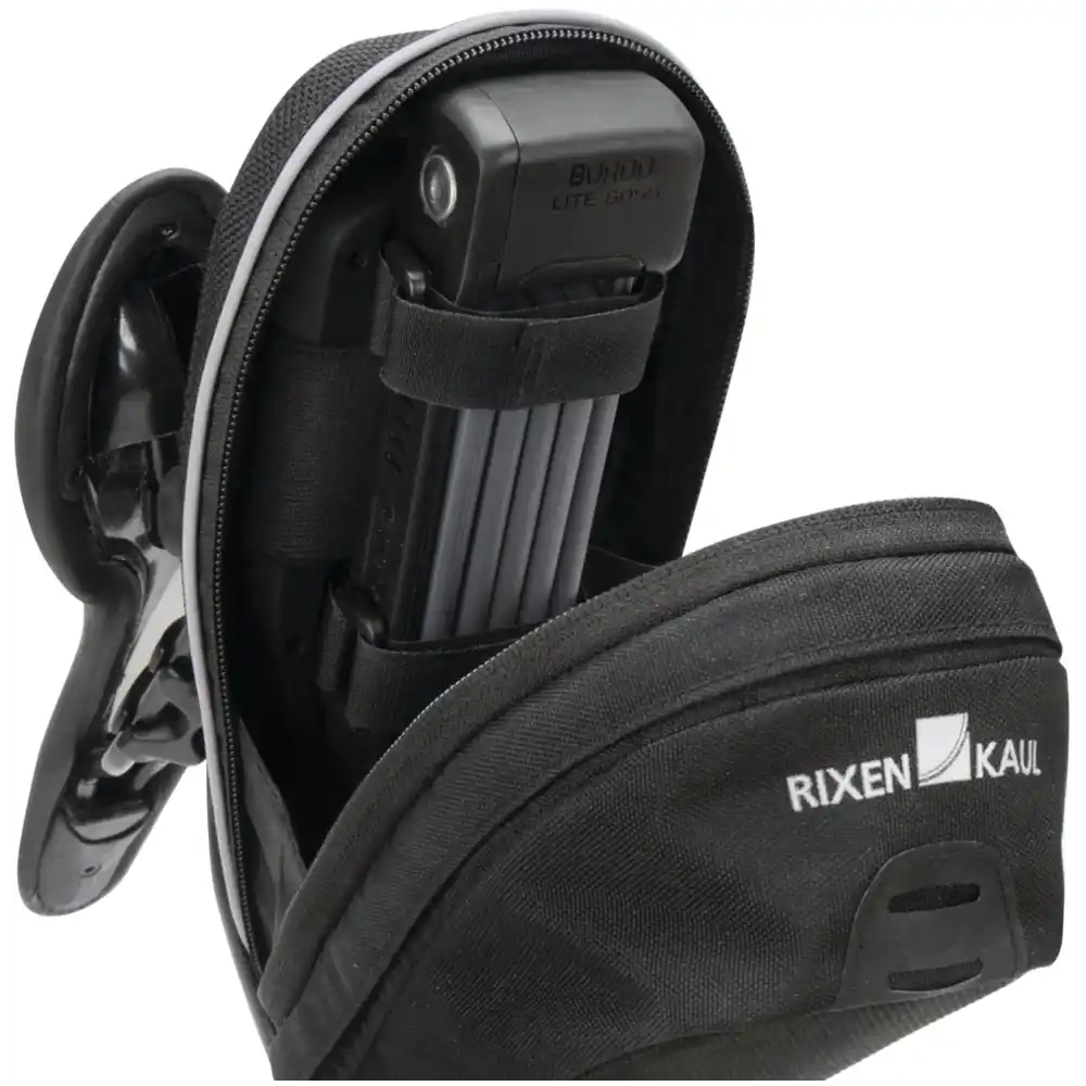 KLICKfix Bikepack Sport Expandable Satteltasche schwarz