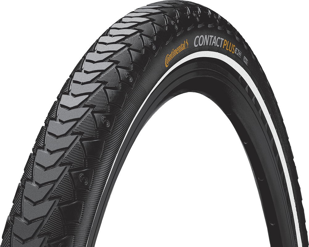 Continental Fahrradreifen Contact Plus schwarz Reflex 37-622 28x1 3/8 x1 5/8 0101005