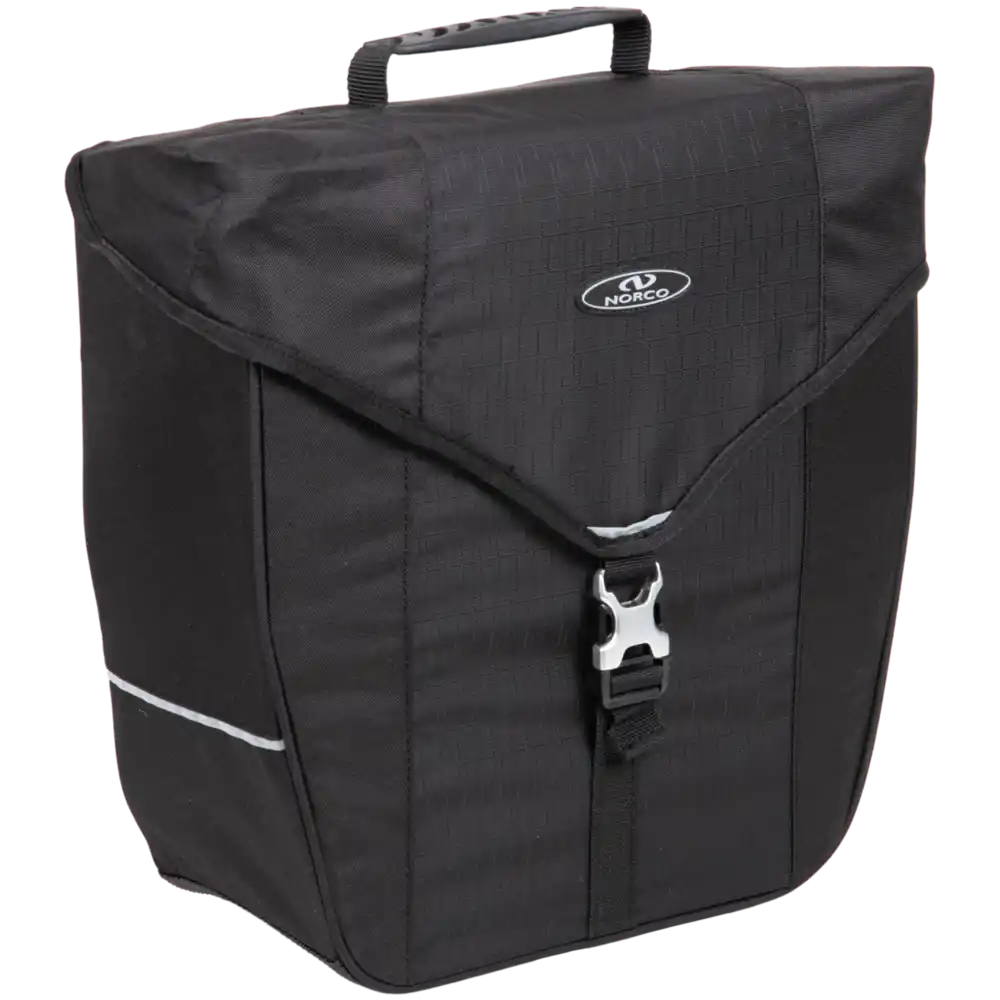 Norco Kinsale City Tasche Seitentasche mit KLICKfix Kompakt Schiene mit variabler Hakenposition schwarz