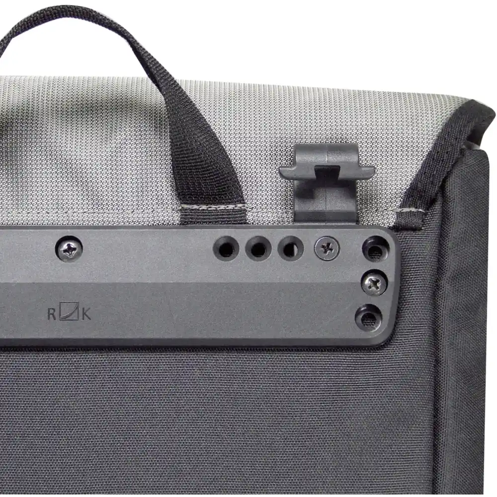 KLICKfix Cita GTA Einkaufstasche schwarz / silber