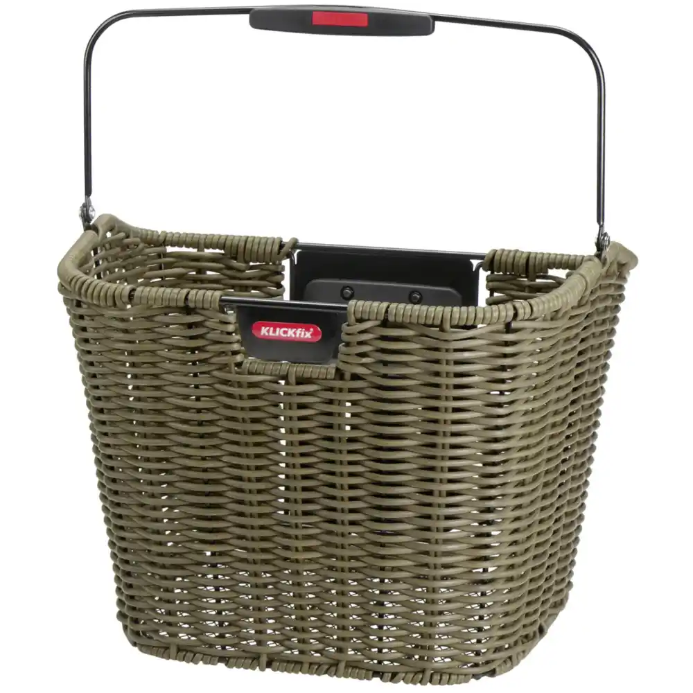 KLICKfix Structura Retro  olivebraun Lenkerkorb