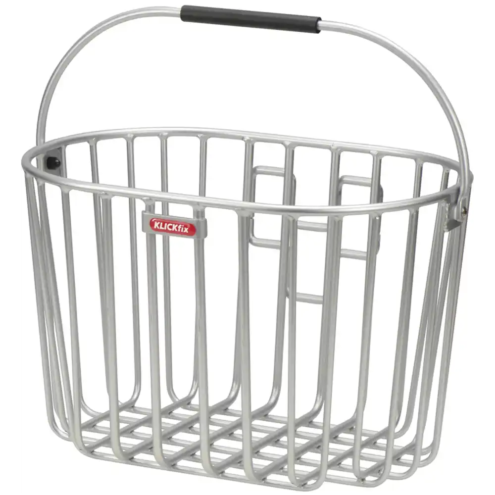 KLICKfix Alumino Korb  silber Vorderradkorb