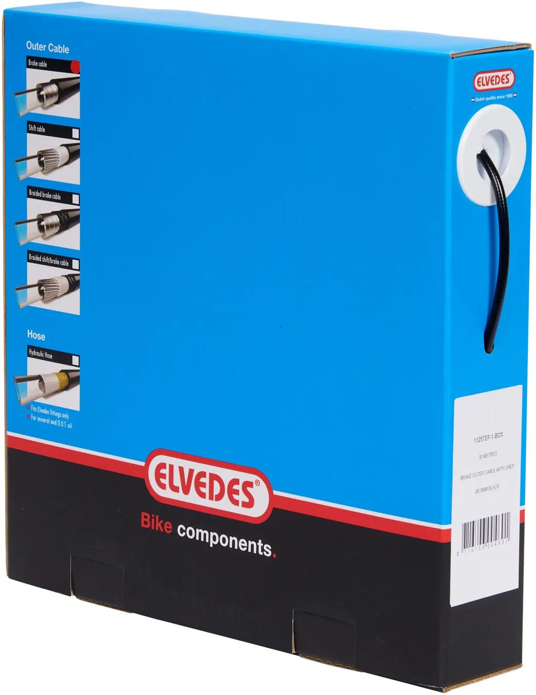 ELVEDES BREMSAUSSENHÃLLE 30M SCHWARZ M.INLINER 4,9