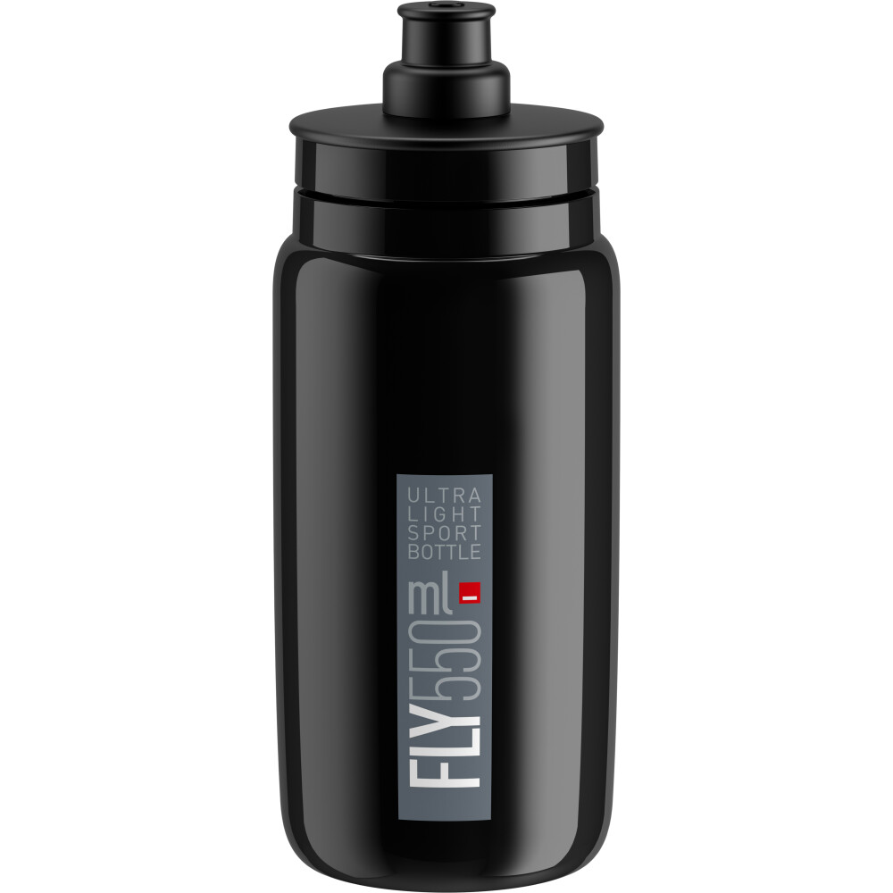 ELITE Trinkflasche Fly Schwarz-Grau 550 ml