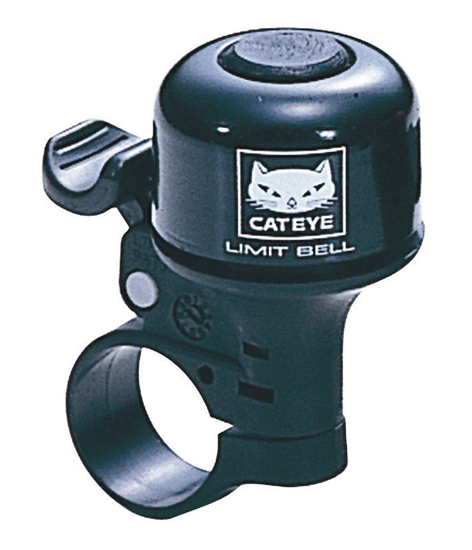 CATEYE Mini-Glocke Alu 22,2 mm schwarz PB-800 SB-Verpackung