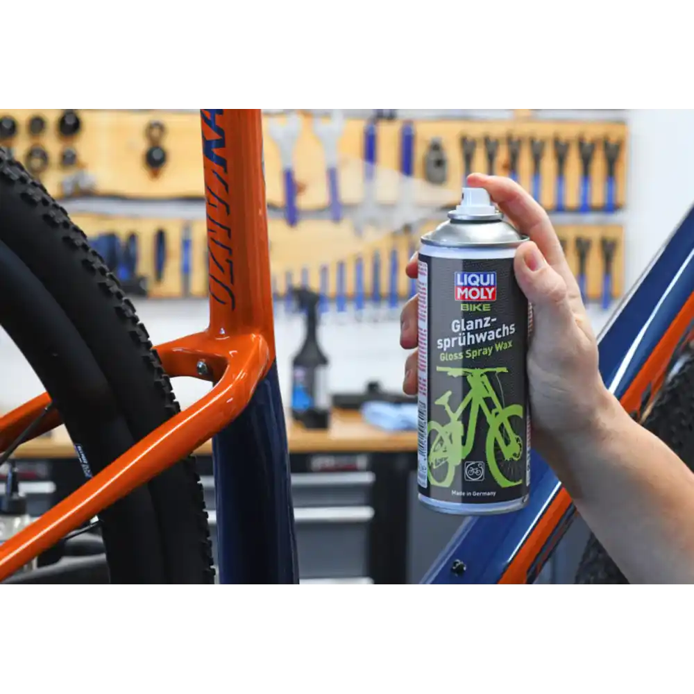 LIQUI MOLY  Bike Glanzsprühwachs 400 ml schwarz