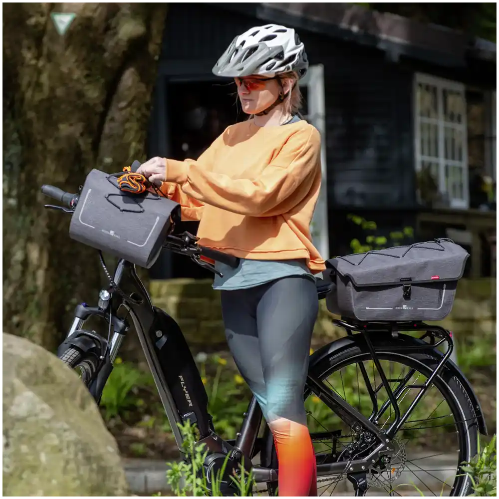 KLICKfix Baggy Waterproof  grau Lenkertasche