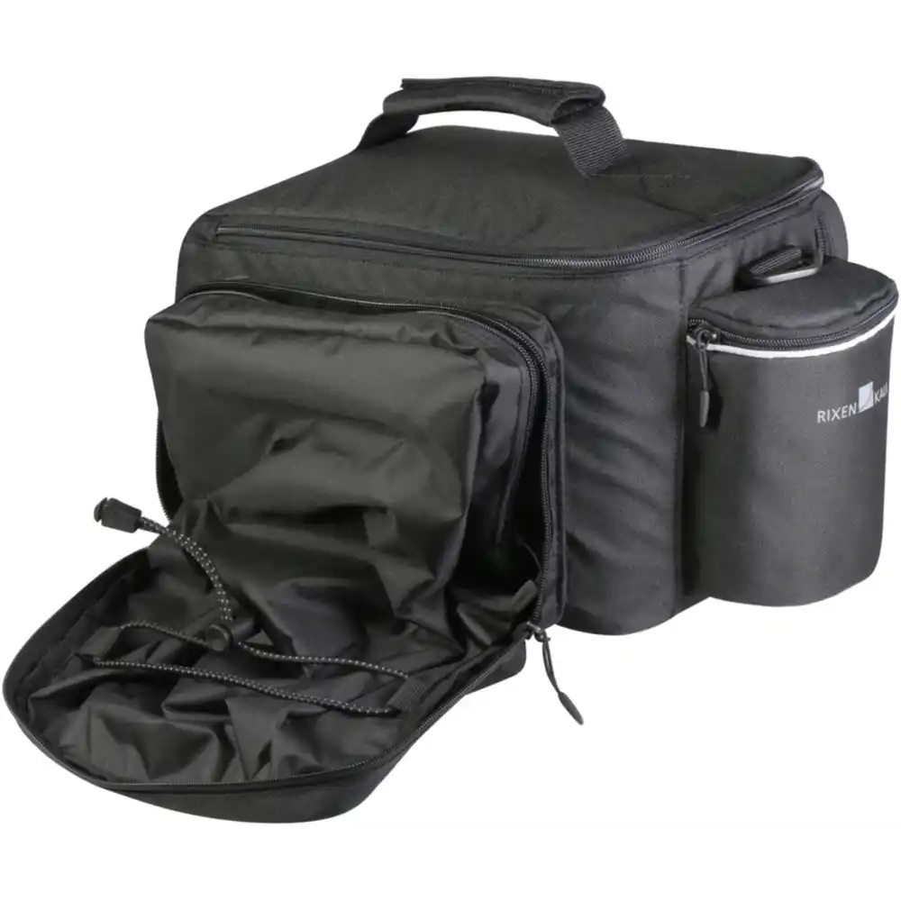 KLICKfix Rackpack Sport Plus mit KLICKfix UniKlip 2 Adapter schwarz Gepäckträgertasche