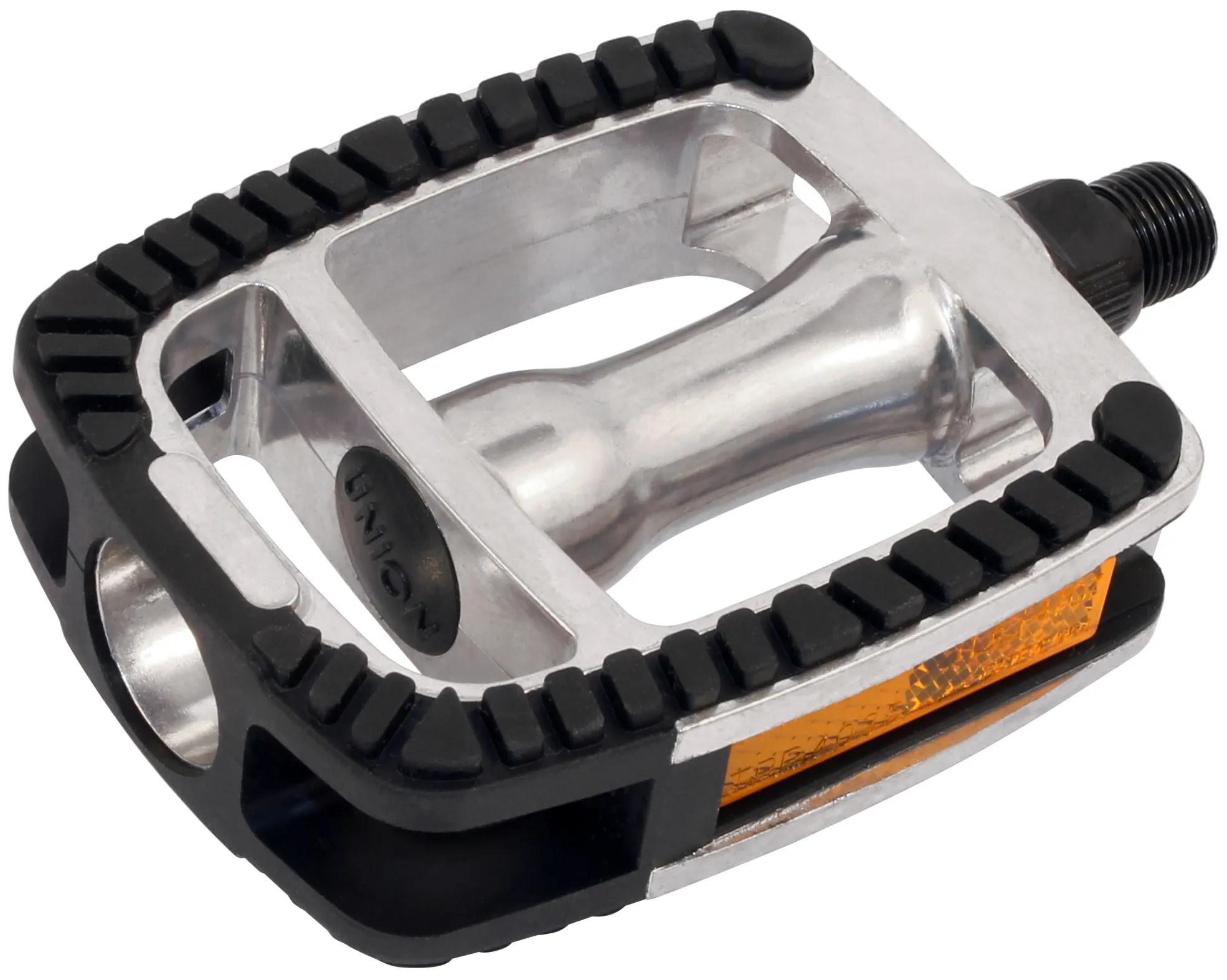 PAAR PEDALE UNION SP-812 SILBER/SCHWARZ