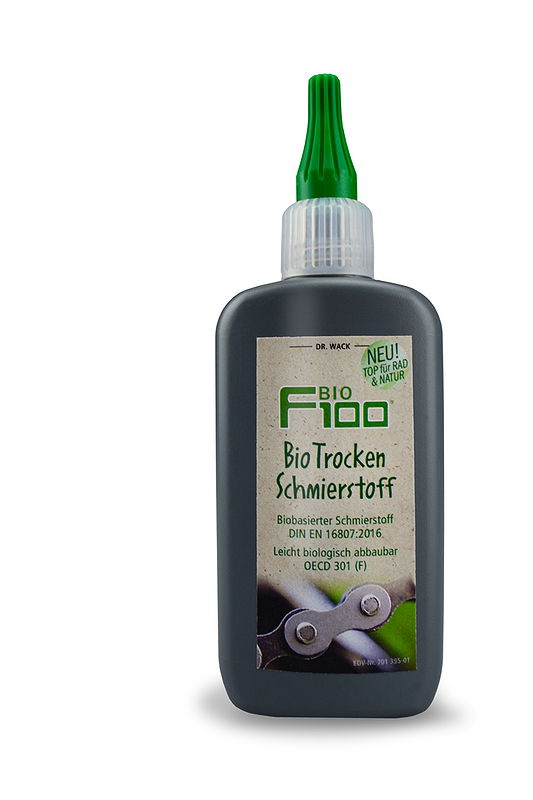 F100 Kettenöl Trocken Schmierstoff Bio 100 ml Tropfflasche