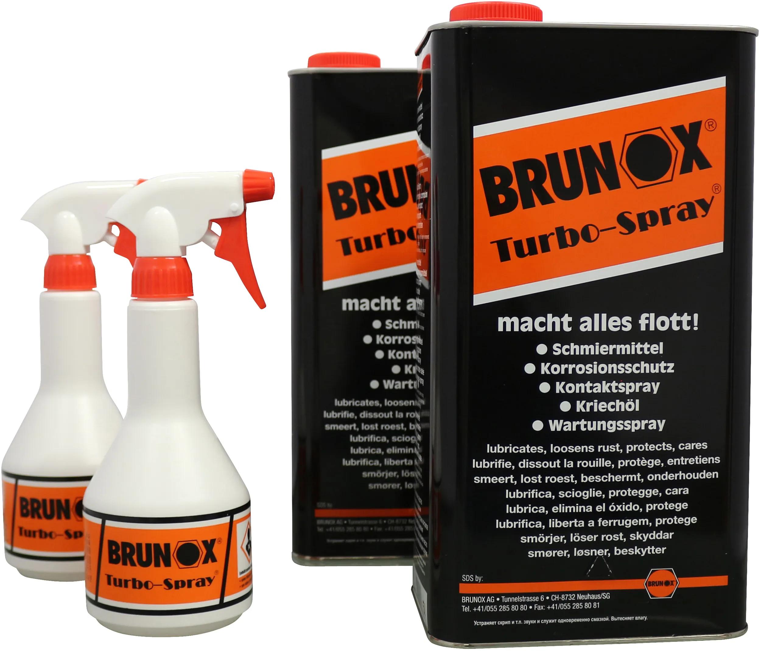 BRUNOX-TURBO SPRAY SET 2X5 L KANISTER, 2 X PUMP.