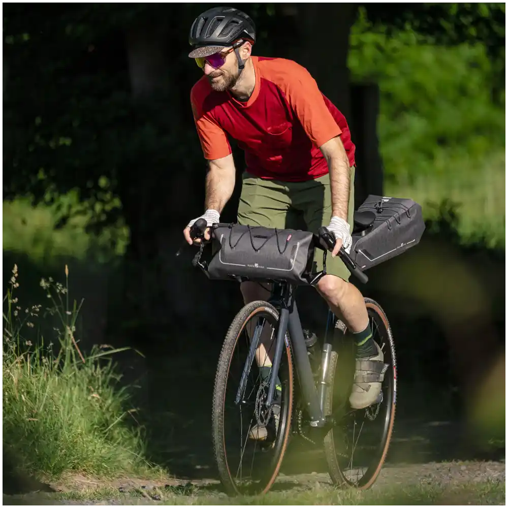 KLICKfix Bikepack Waterproof  grau Lenkertasche