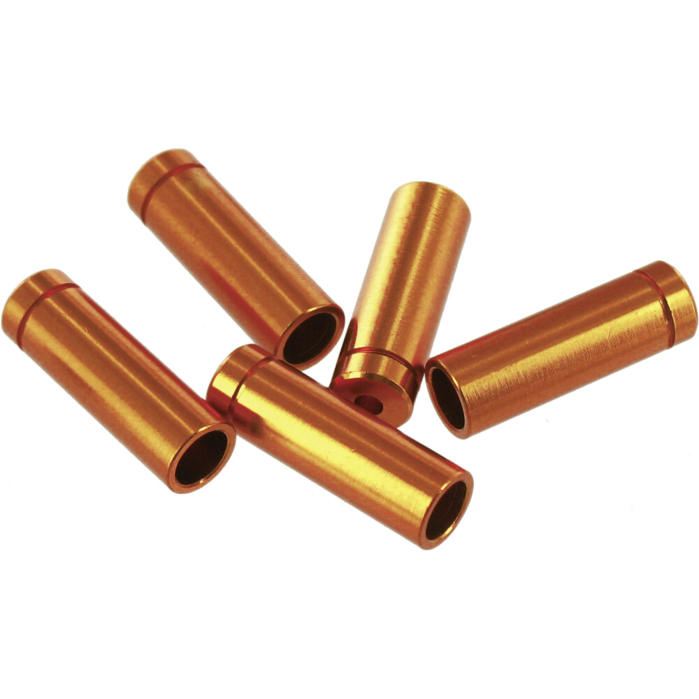 100 Stück. Außenhüllenendkappen FR-01950 Orange