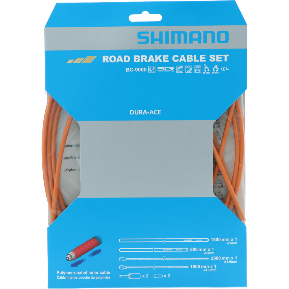 Bremszug-Set DURA-ACE polymerbeschichtet Orange