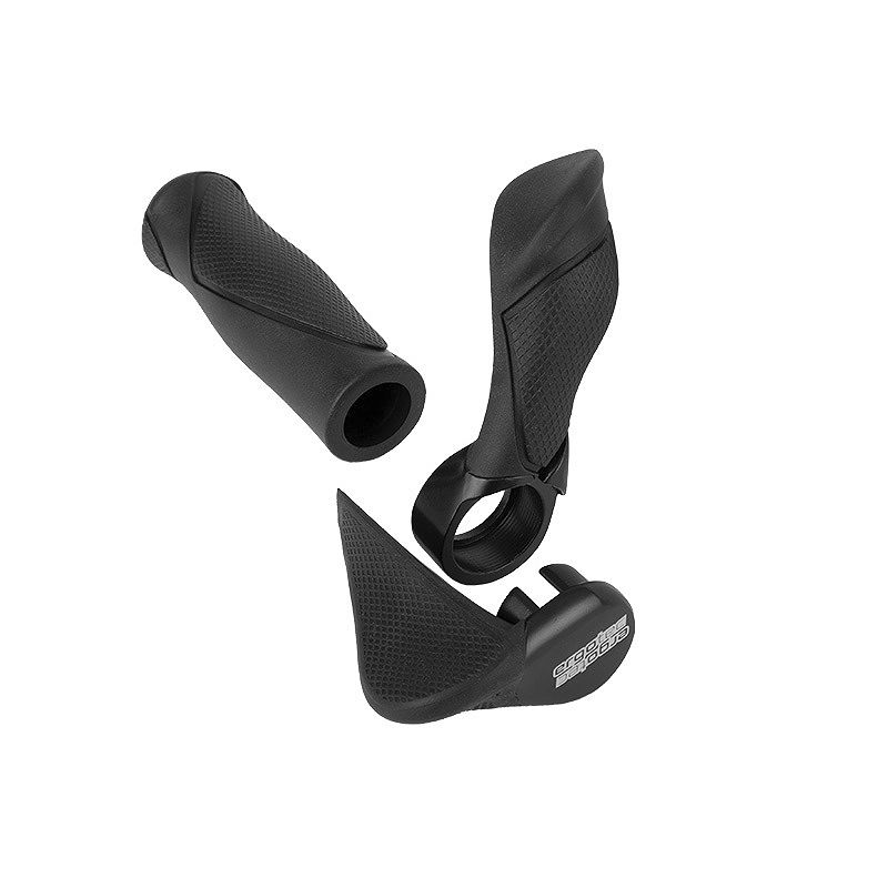 ergotec Lenkergriff MultiFlex mit Bar Ends MF-2 schwarz 130/130 mm