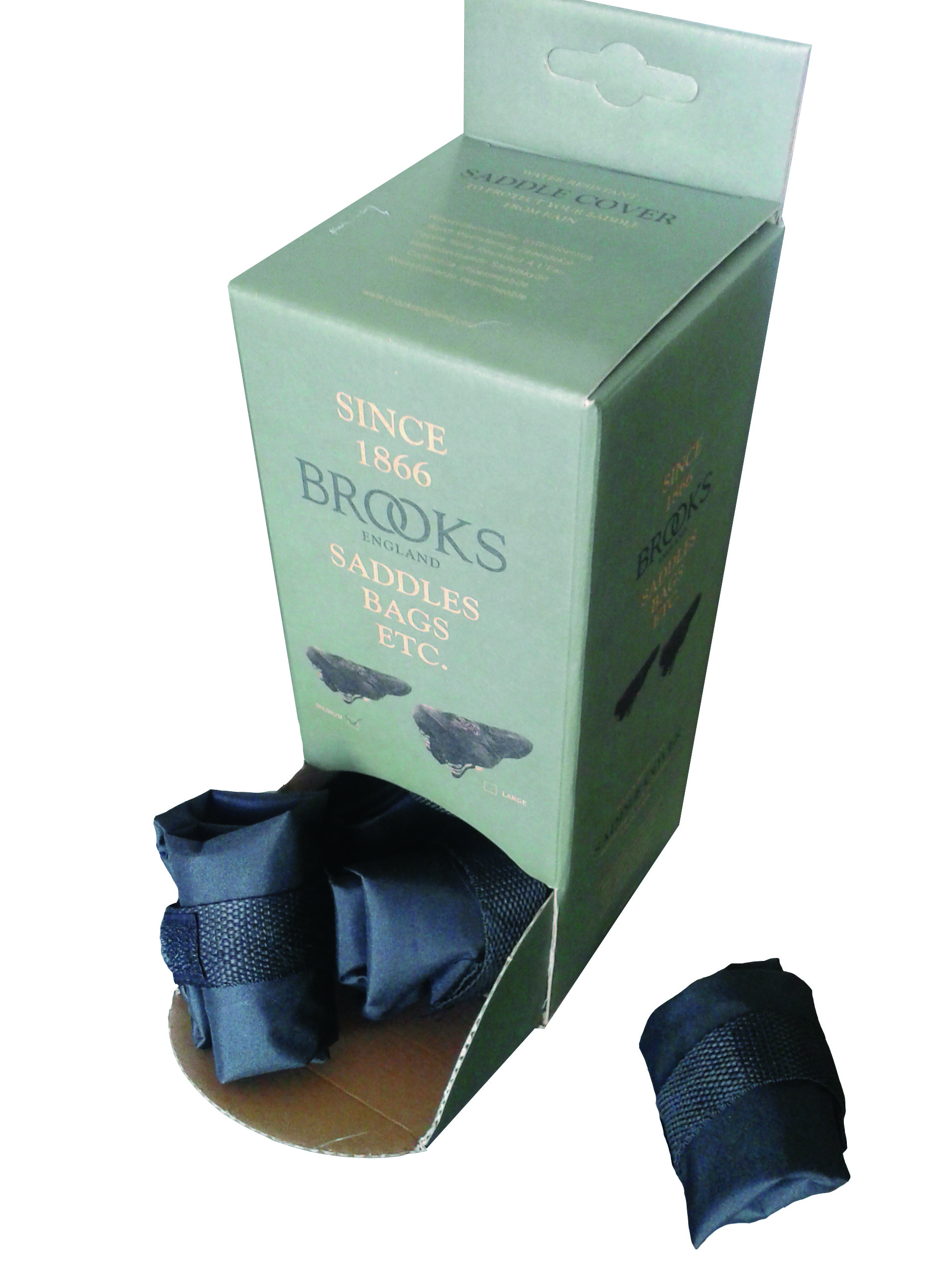 Brooks Sattelschutz Regen schwarz