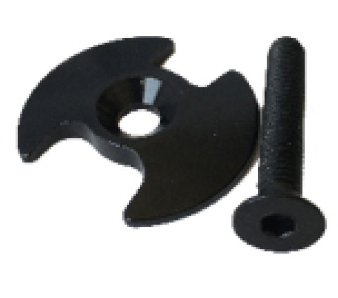 Gabelschaftabdeckkappe Vibe Evo Schwarz
