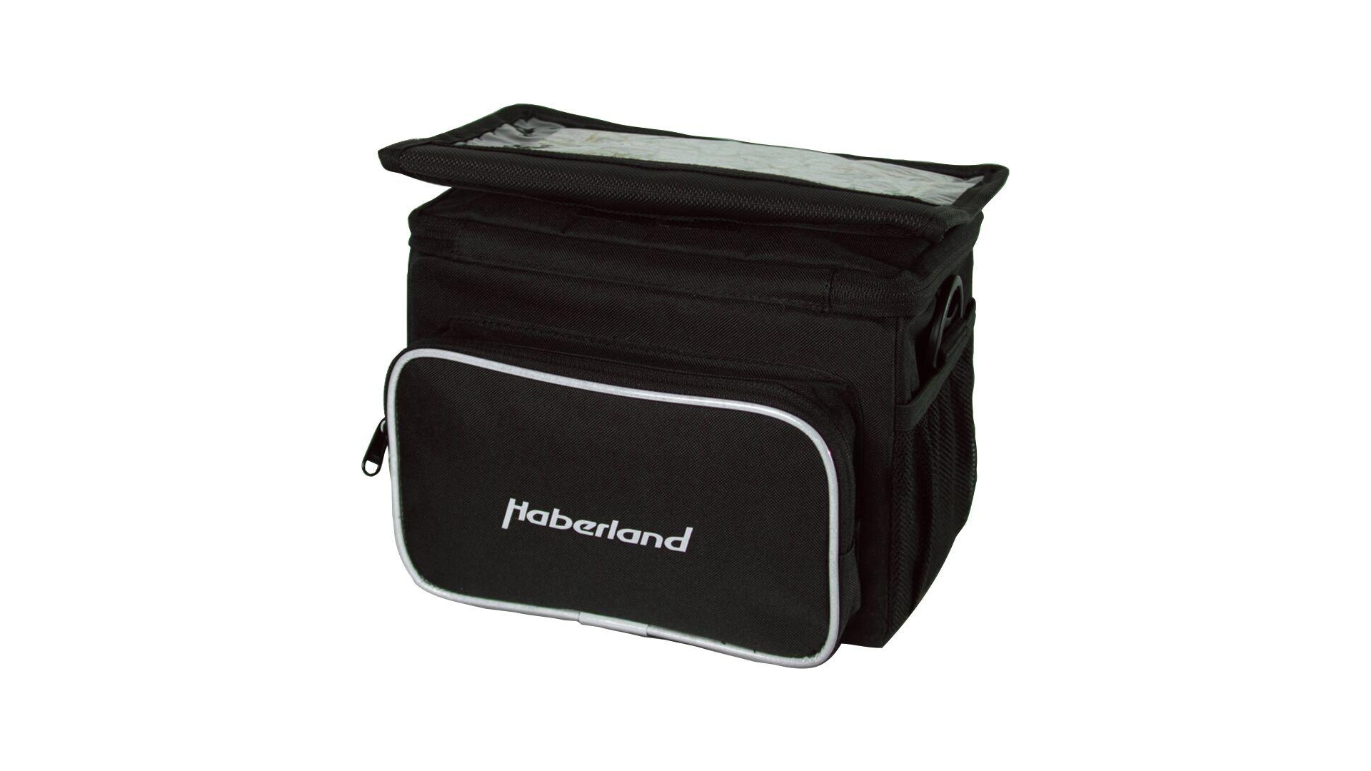 HABERLAND LENKERTASCHE CLASSIC, 6L, SCHWARZ