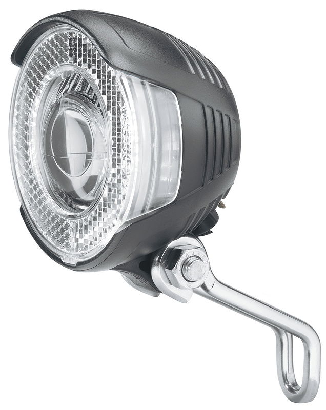 B&M Dynamo-LED-Scheinwerfer Lumotec Lyt T senso plus schwarz 30 Lux 178TSNDI