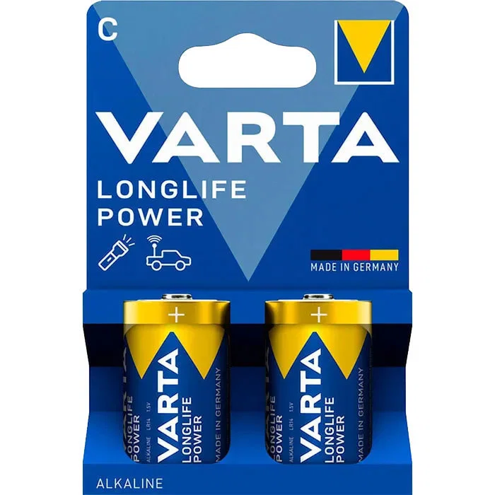VARTA Batterie C (Baby) 4914 Longlife Power 7800 mAh 1,5 V