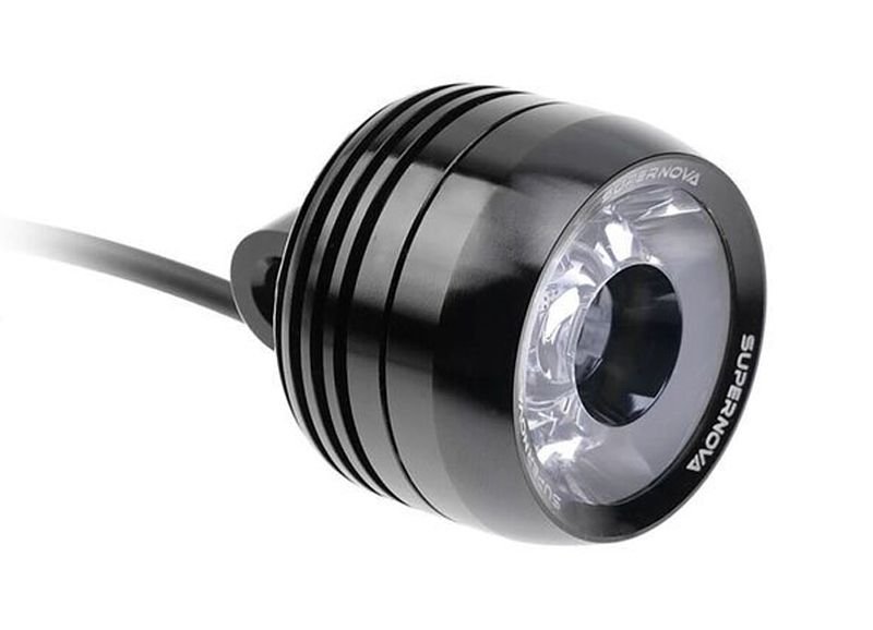 Supernova E-Bike LED Scheinwerfer Mini 2 schwarz 100 Lux, 235 Lumen