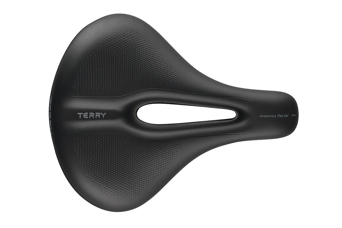 Terry City Sattel Anatomica Flex Gel Touring schwarz L266 x  B220 mm / 655 g Herren