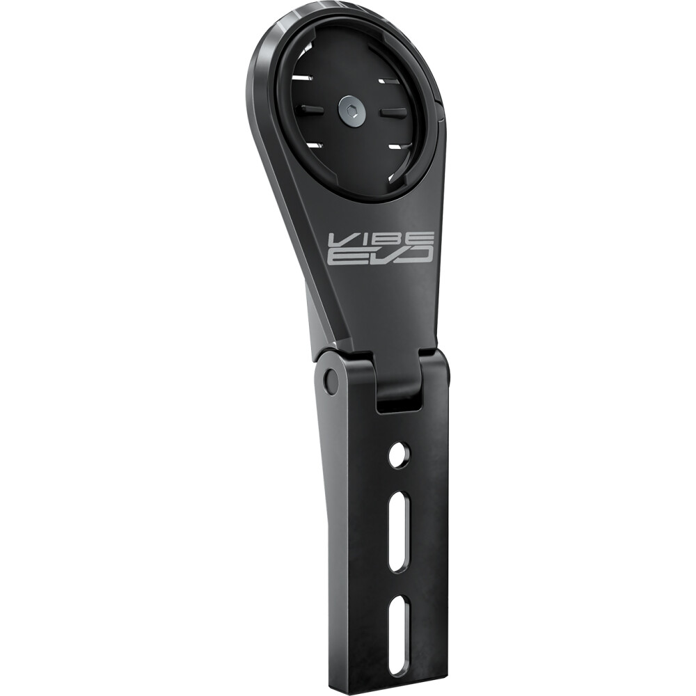 Computerhalter Vibe Evo Schwarz / Alu / Wahoo, Bryton, Garmin