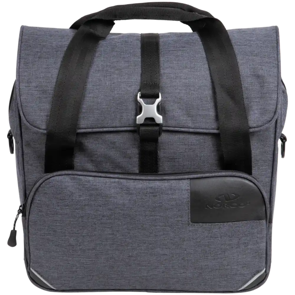 Norco Benmore City Tasche mit KLICKfix Vario E Haken tweed grey