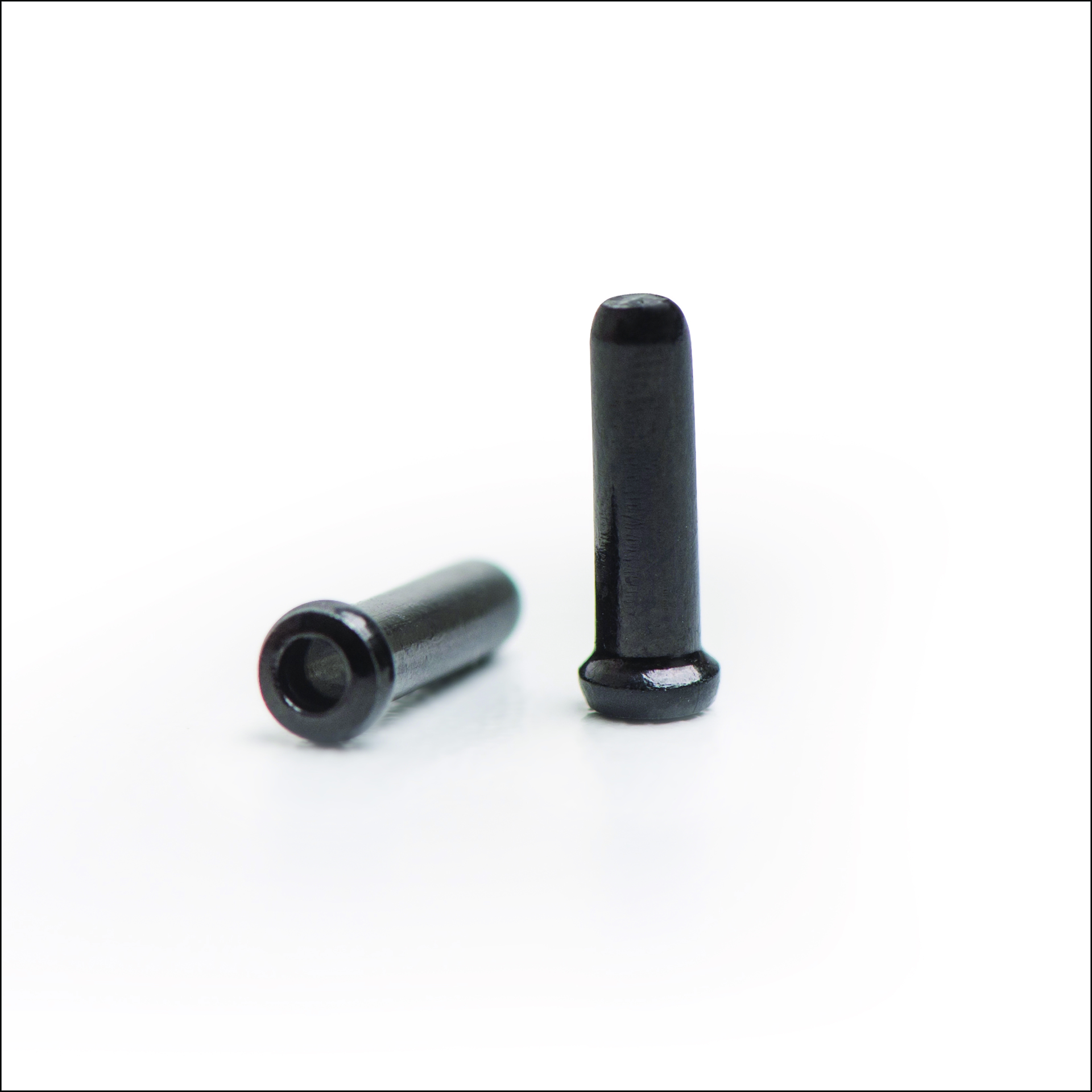 capgo Endkappen Schalt-/Bremsinnenzug OL Alu 1,00 - 1,80 mm schwarz