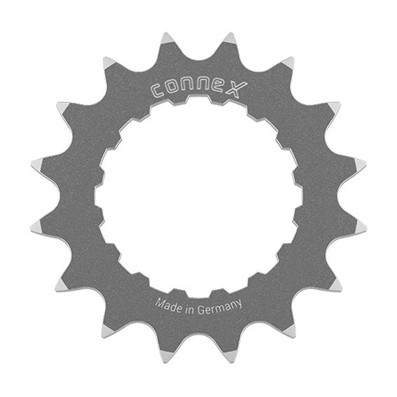 Connex Ritzel für Bosch Gen 2 silber  1/2" x 3/32"+1/2" x 11/128"  16 Zähne