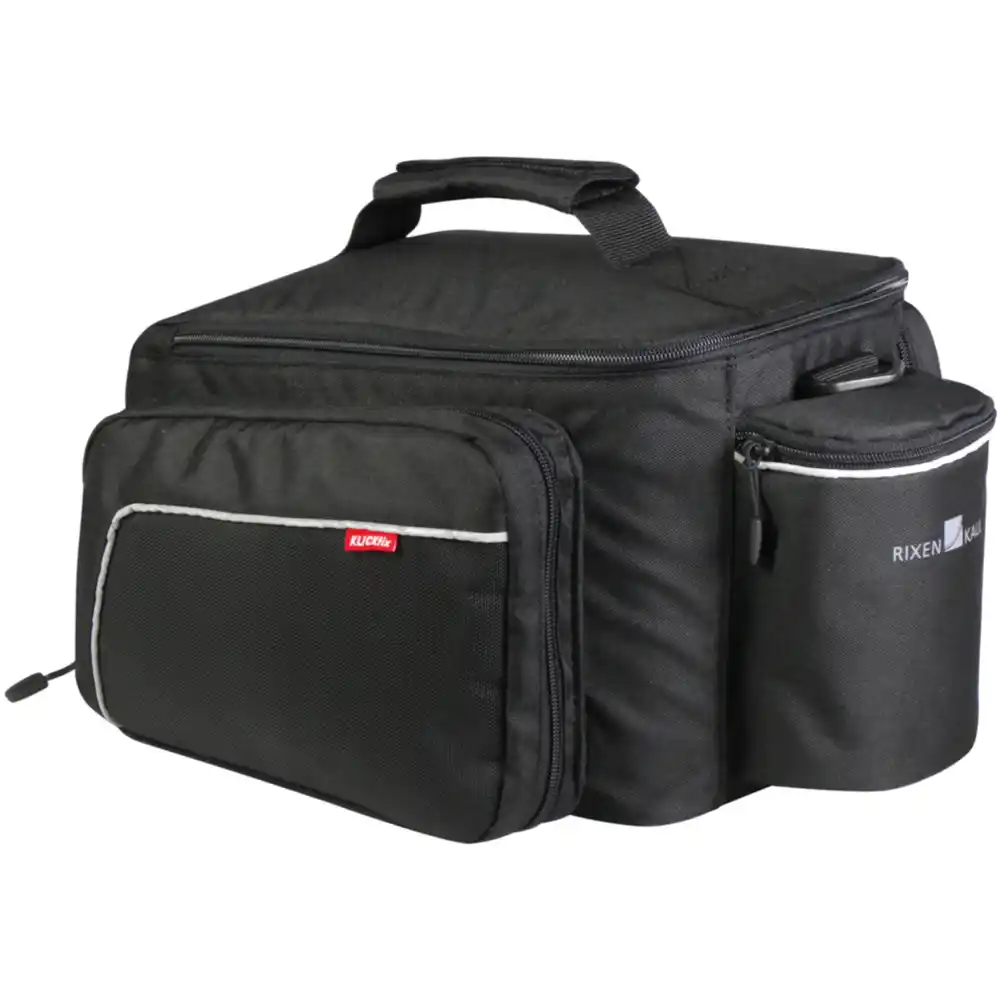 KLICKfix Gepäckträgertasche Rackpack Sport mit KLICKfix Bodenkupplung für Racktime Gepäckträger schwarz