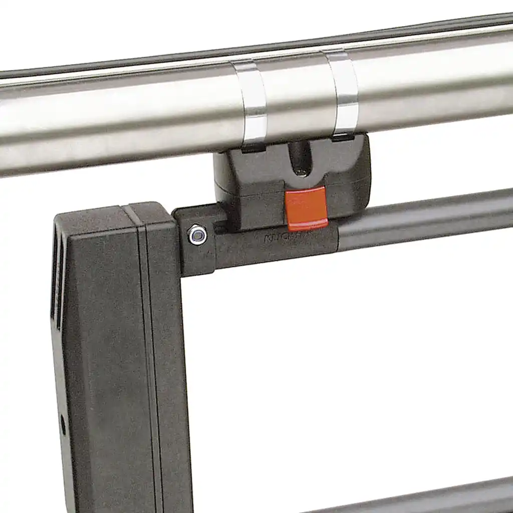 KLICKfix Bügelschloss Halter – am Rahmen mit Twin Adapter  schwarz