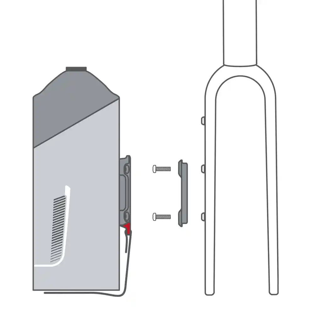 KLICKfix Duo Adapter  schwarz