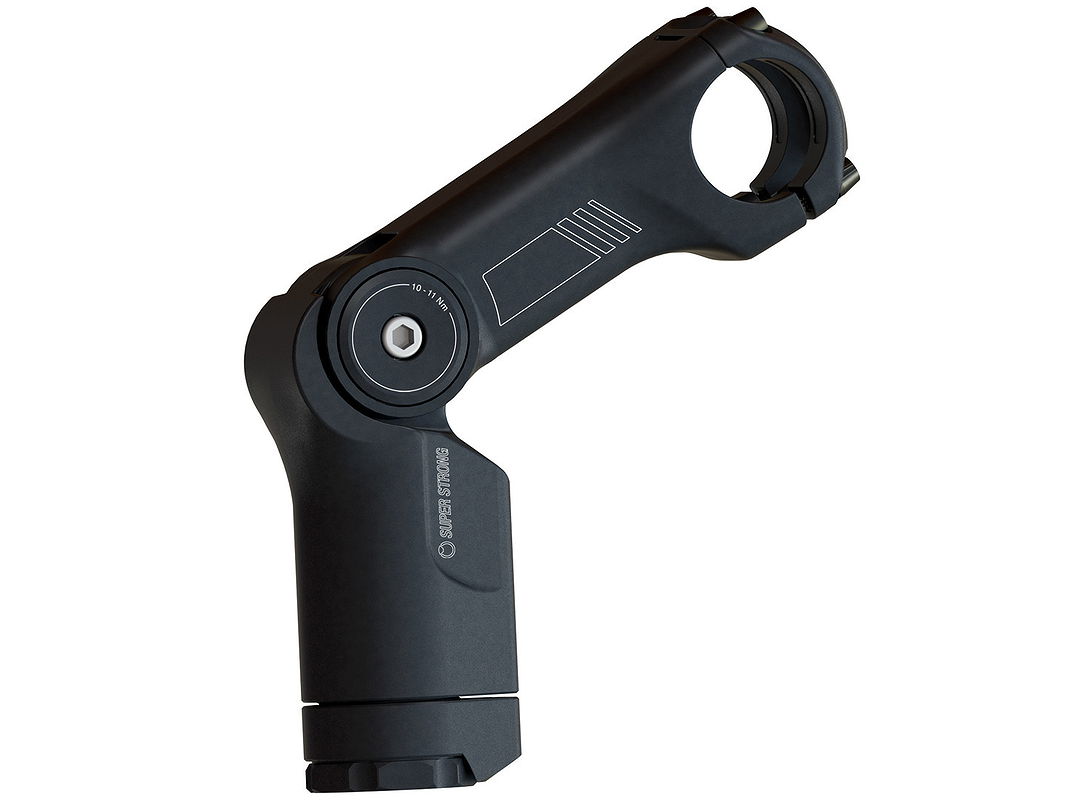 by.schulz Ahead-Vorbau Alpha Pro SDS 110 mm schwarz-matt 31,8 mm 1 1/8" -10- +50°