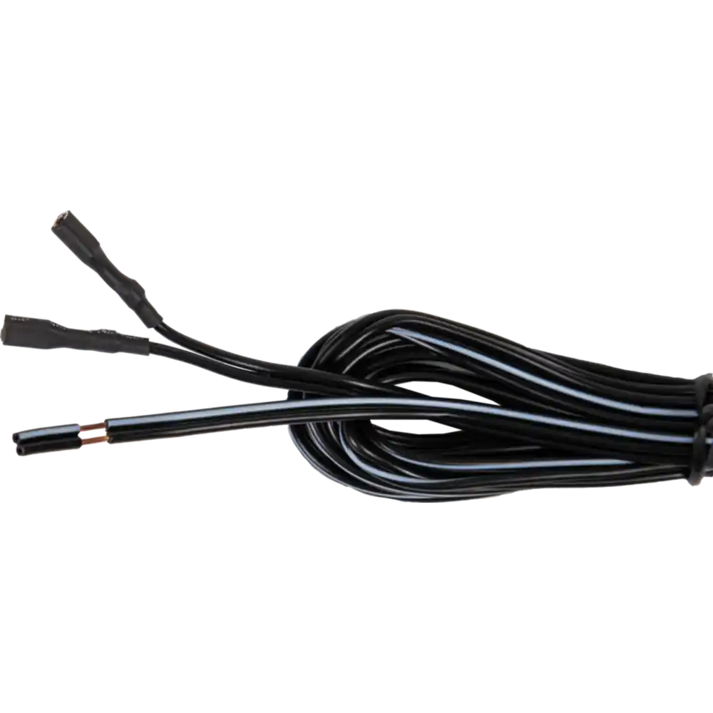 Mounty Lichtkabel zweiadrig  schwarz