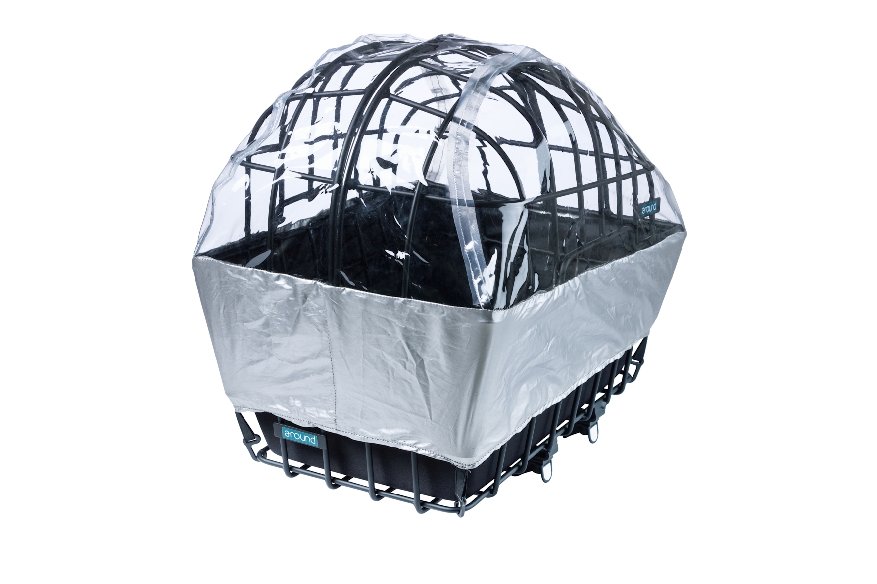 AROUND Regenschutzhaube für Luna XL silber/transparent
