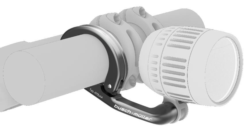 B&M Scheinwerfer-Halterung 35mm Lenkerdurchmesser  470LHA35PB