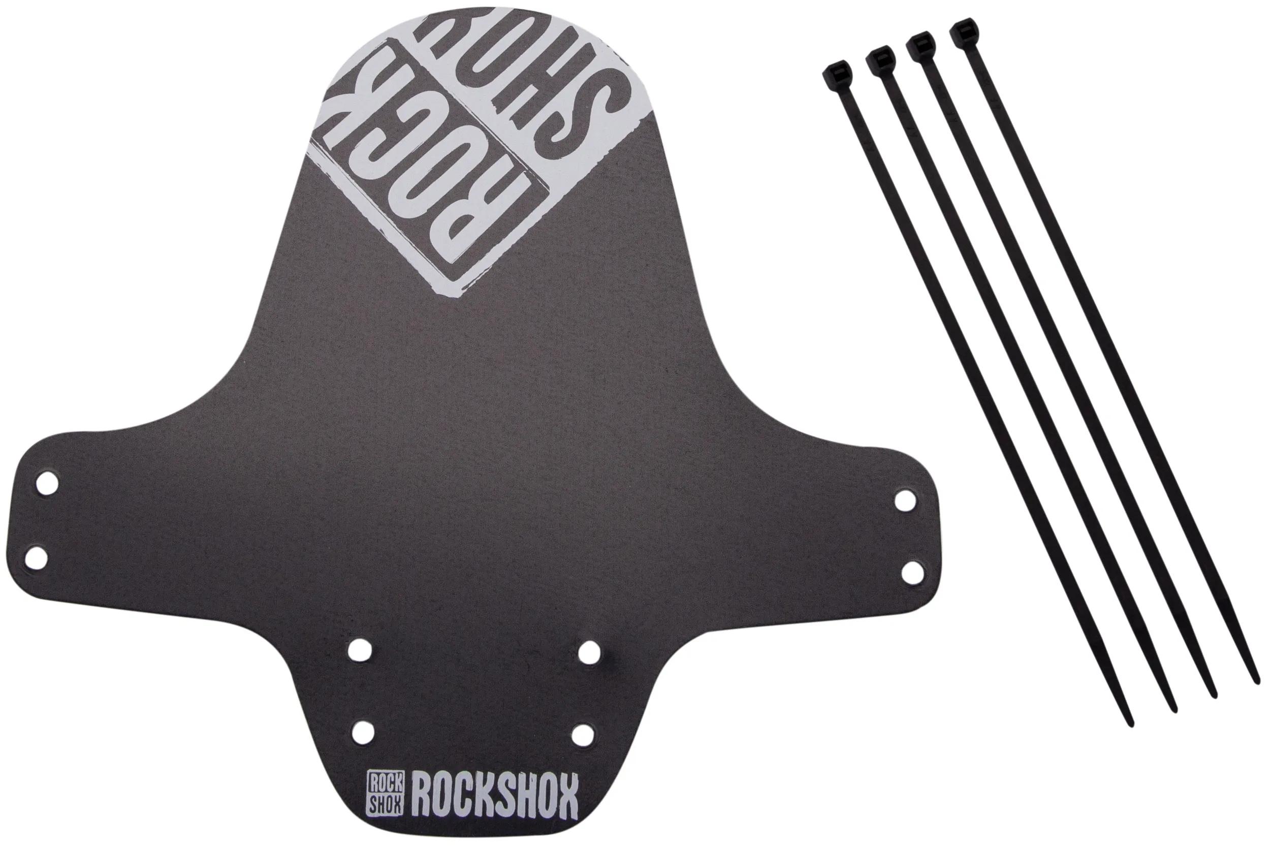 ROCKSHOX VR-STECKBLECH FENDER LOGO WEISS DISTR.