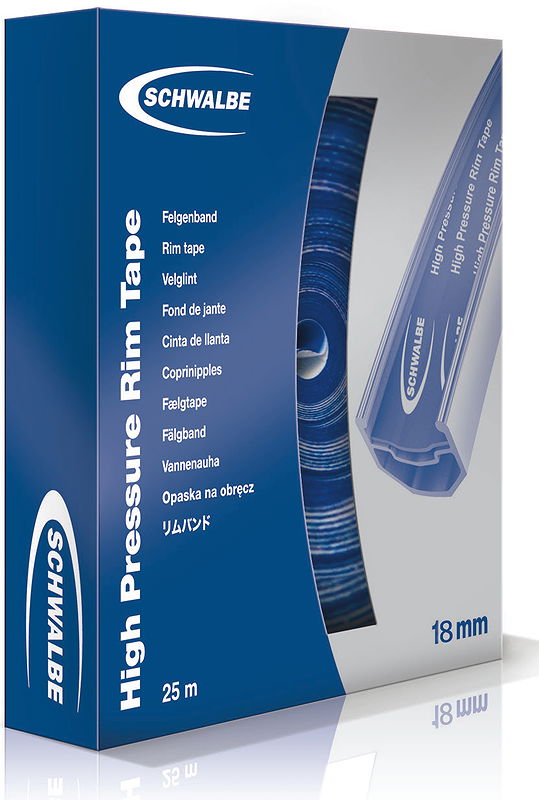 Schwalbe Hockdruck-Klebefelgenband 18 mm x 25 m   Werkstattrolle