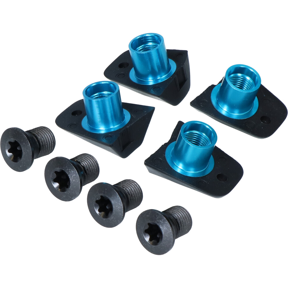 SHIMANO Kettenblattschraube, f.FC-08, M8x10,1mm, 4 Stk., m.Mutter, f.46Z-36Z