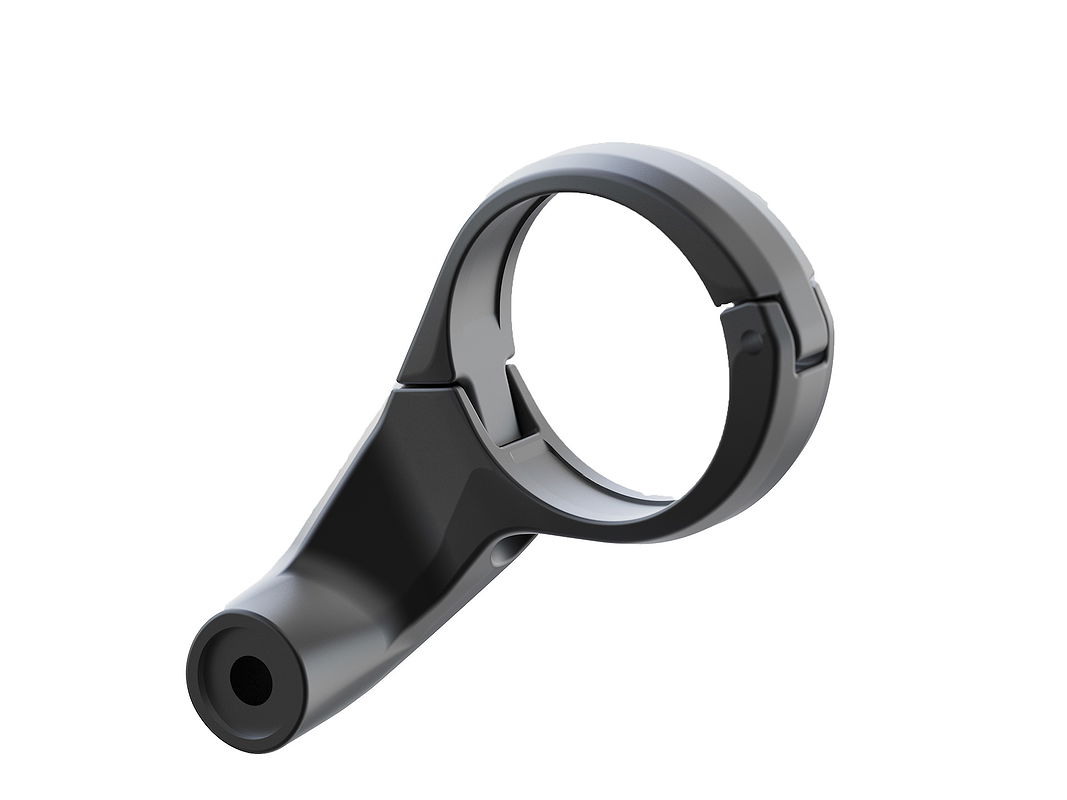 B&M Scheinwerfer-Halterung für LUMOTEC Briq-XL E 25,4mm und 31,8mm Lenkerdurchmesser  456LHA25/31PB