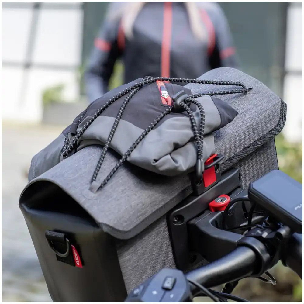 KLICKfix Baggy Waterproof  grau Lenkertasche