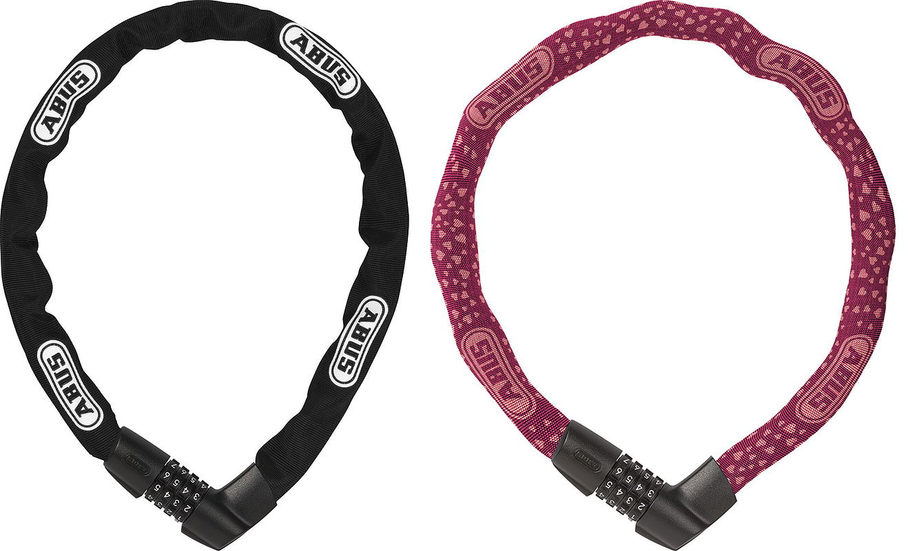 ABUS Zahlen-Kettenschloss Tresor 1385/75 black 6 mm schwarz 75 cm