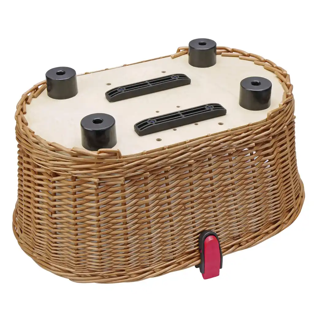 KLICKfix Doggy Basket zur Festmontage am Gepäckträger braun Tierkorb