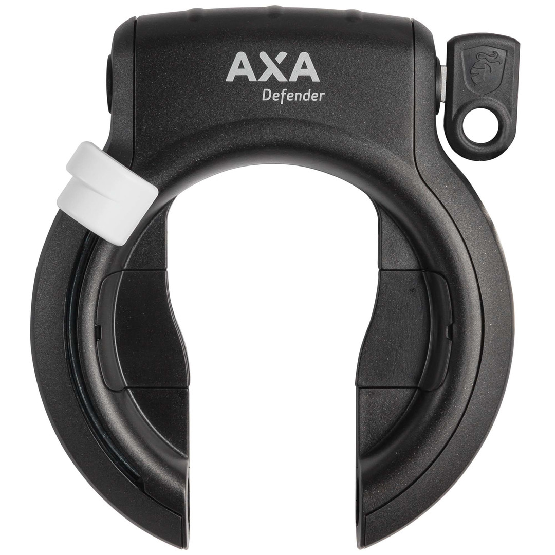 AXA Rahmenschloss Defender AZ Limited Edition 50 mm schwarz mit weißem Bedienknopf SB-Verpackung