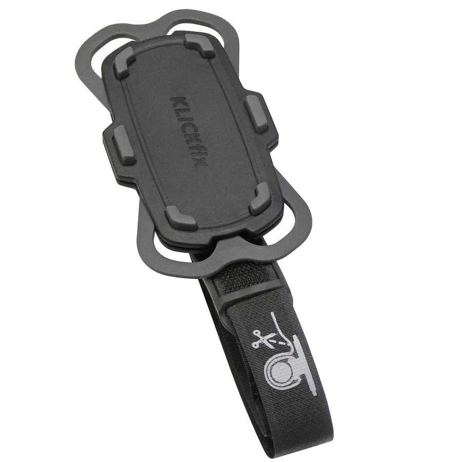 KLICKfix Smartphonehalter Loop mit Klettverschluss schwarz 6cm x 3.8cm x 11cm
