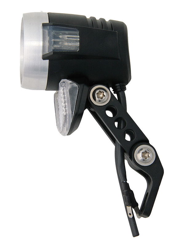 AXA E-Bike LED Scheinwerfer Blueline 50 schwarz 50 Lux  SB-Verpackung